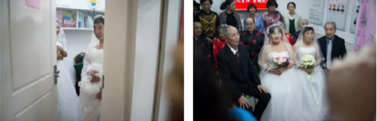 【中国那些事儿】英媒：从黑白证件照到精南宫NG28网址美婚纱照 小小结婚照折射中国社会大变迁(图5)