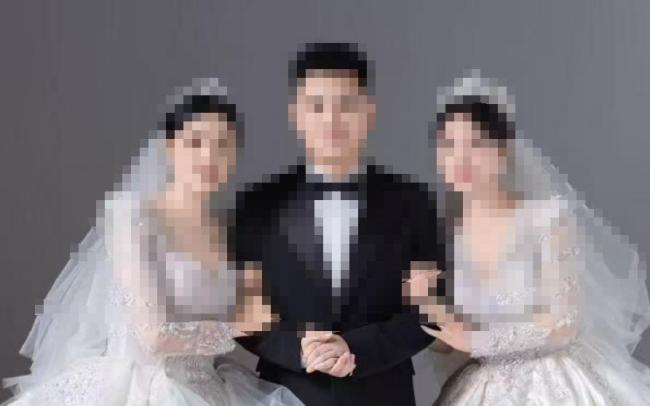 一夫二妻婚纱照引热议 闹剧冲击社会认知(图1)